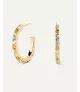 Pendientes aros Rainbow, P D Paola, colección básicos de joyeria.