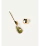 Pendiente individual Lily Verde, P D Paola, colección básicos de joyeria.