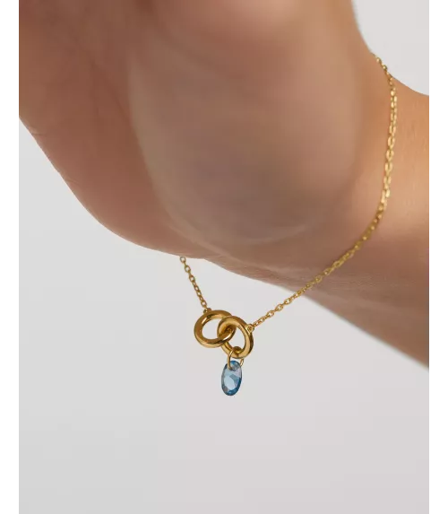 Pulsera Lily Azul P D Paola, colección Básicos de joyeria.