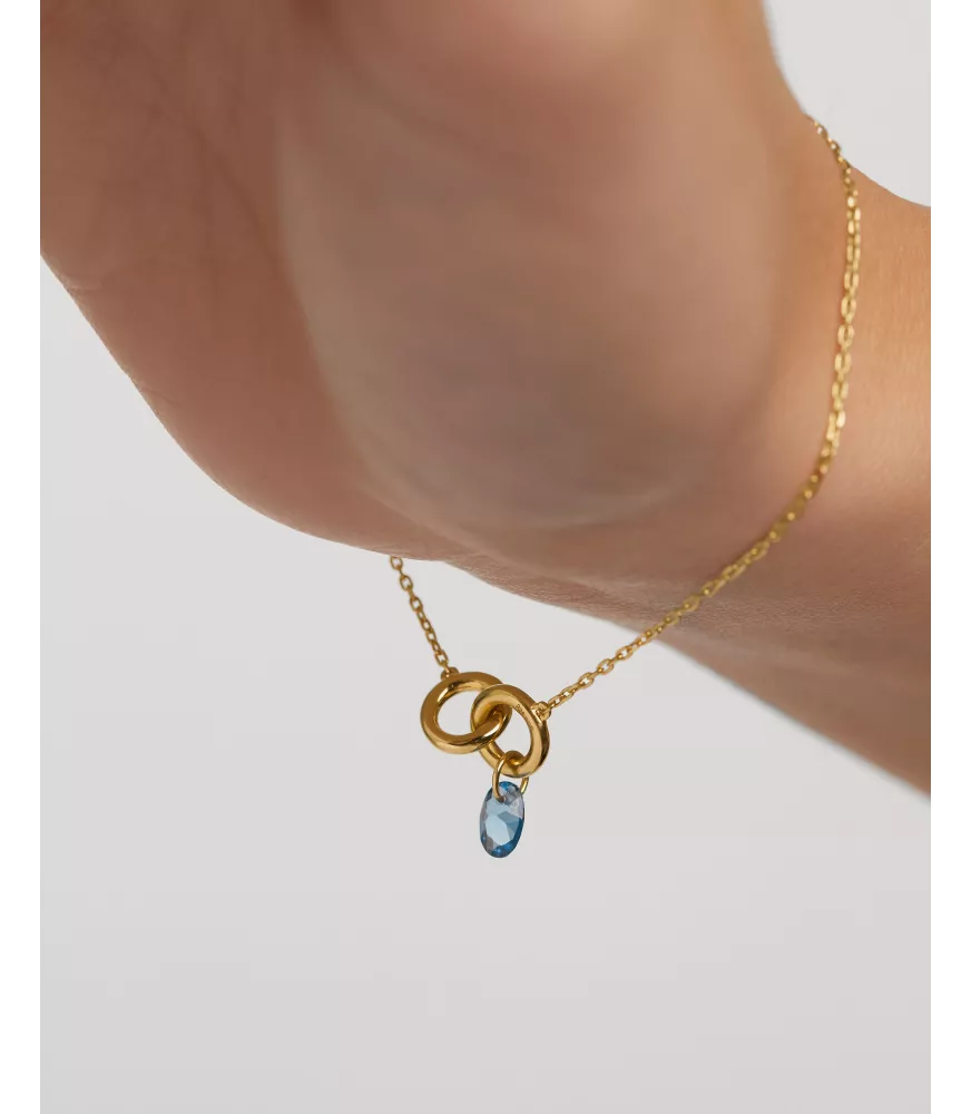 Pulsera Lily Azul P D Paola, colección Básicos de joyeria.