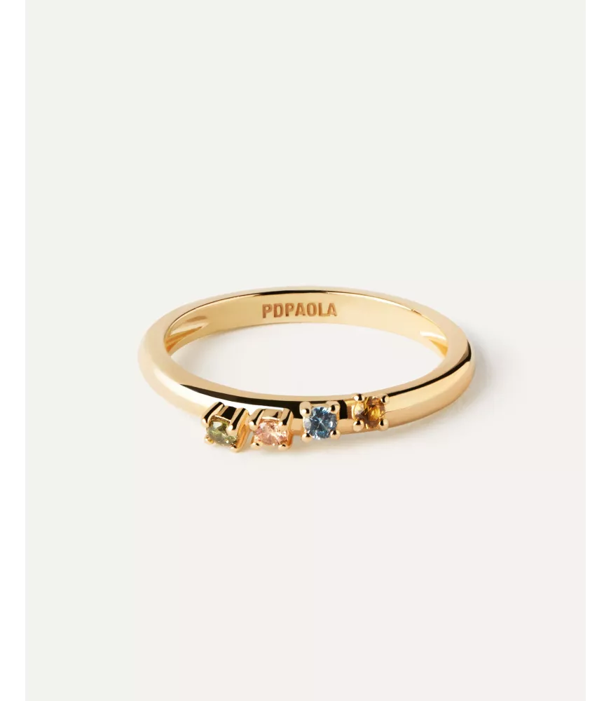 Anillo Rainbow Wing, P D Paola, colección Básicos de joyeria.