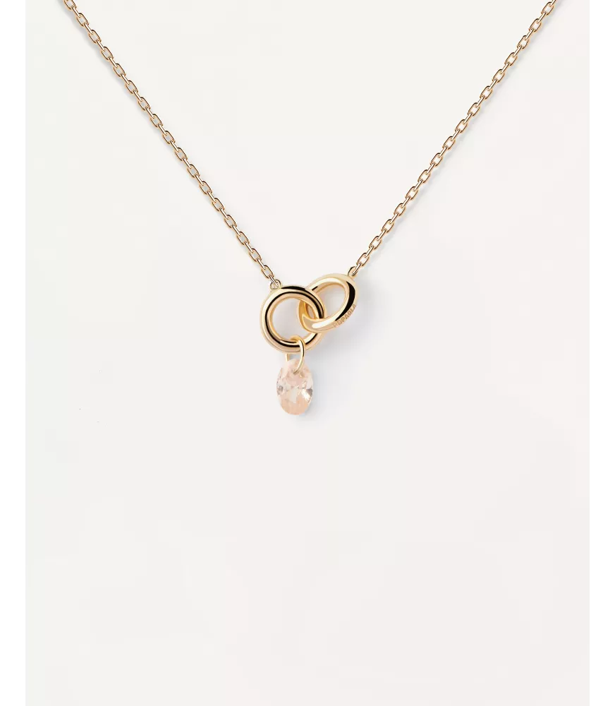 Collar Lily Melocotón, P D Paola, colección Básicos de joyeria.