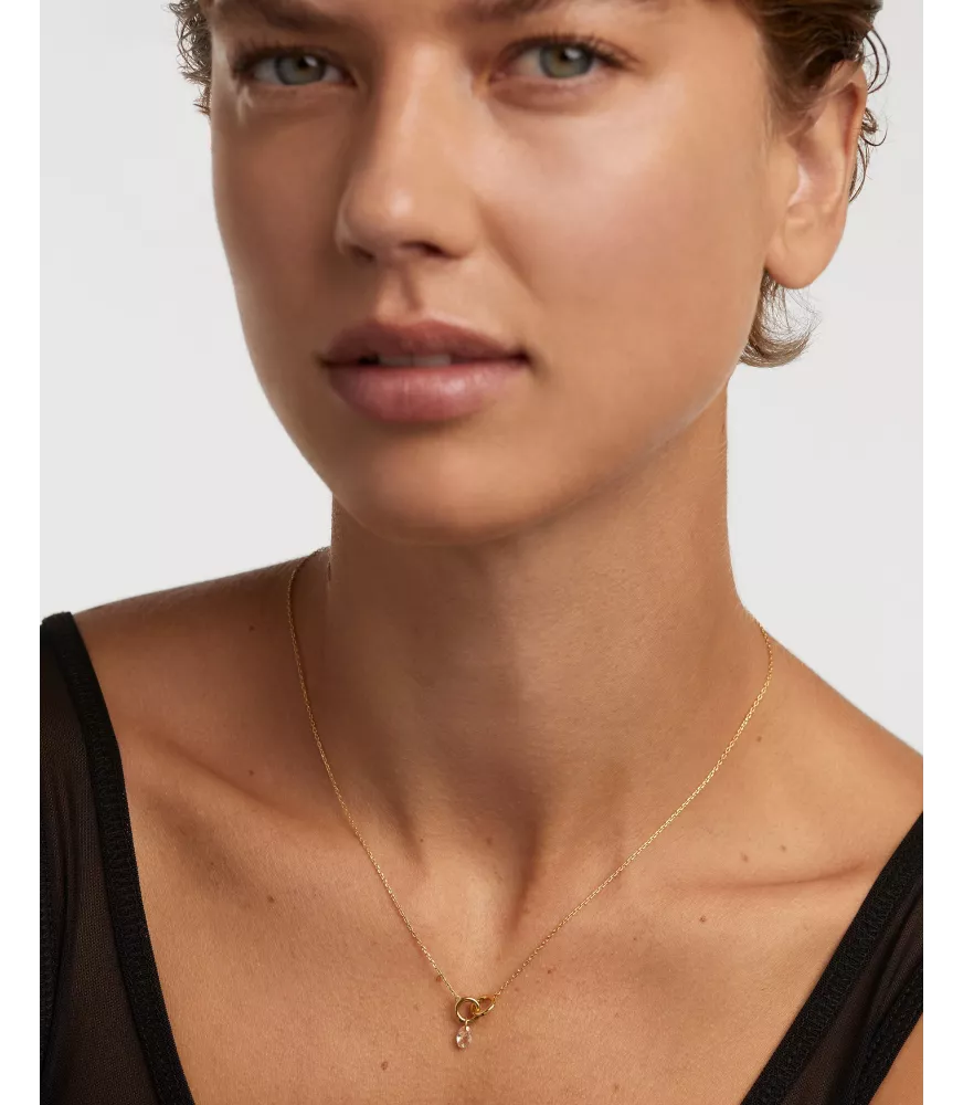 Collar Lily Melocotón, P D Paola, colección Básicos de joyeria.