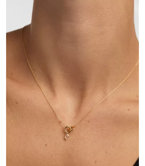 Collar Lily Melocotón, P D Paola, colección Básicos de joyeria.