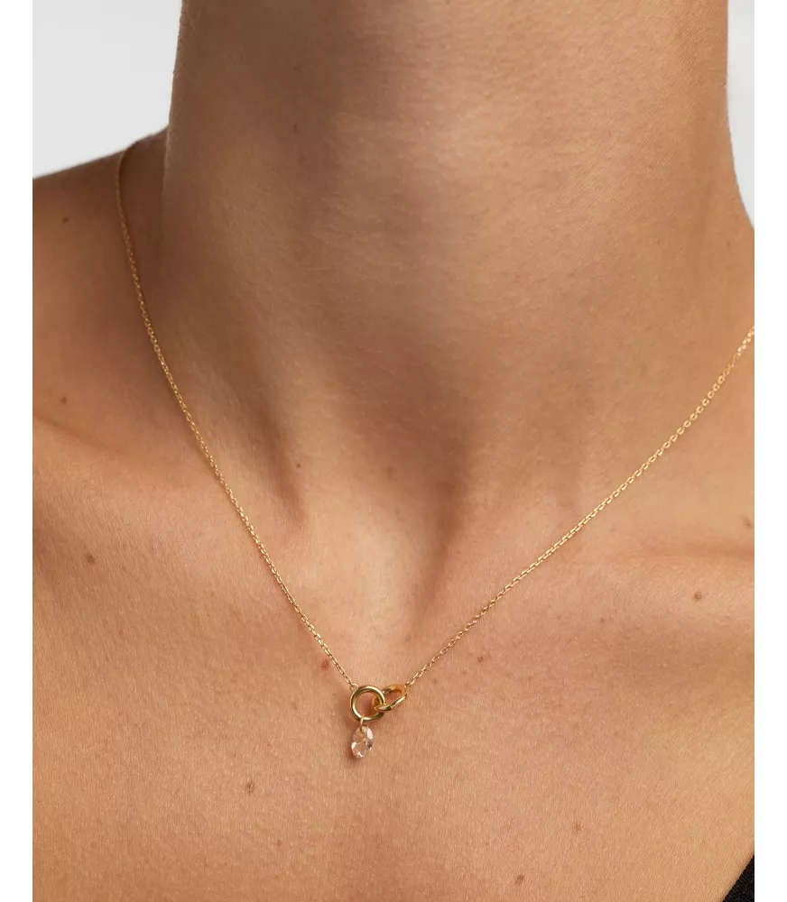 Collar Lily Melocotón, P D Paola, colección Básicos de joyeria.