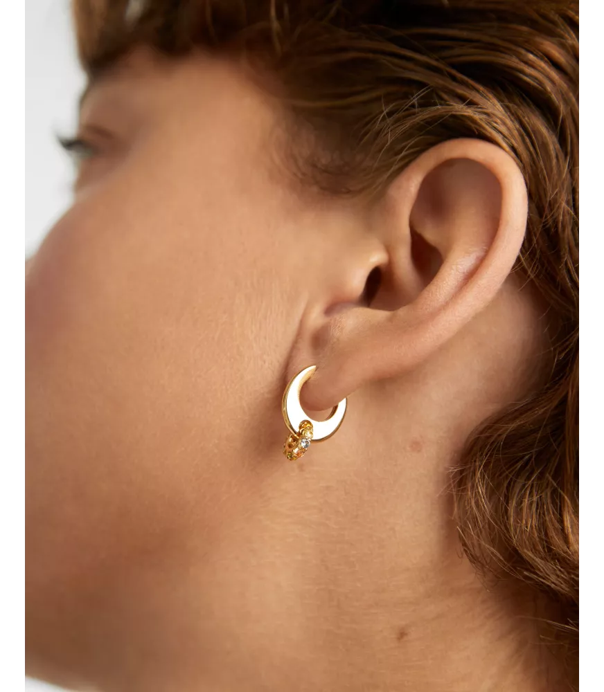 Pendiente individual Spin, P D Paola, colección básicos de joyeria.