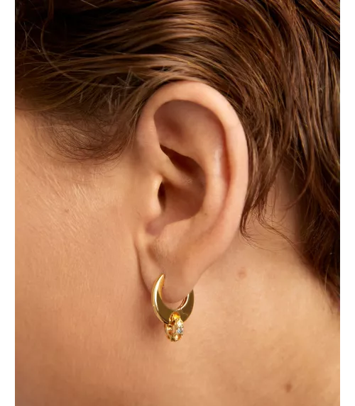 Pendiente individual Spin, P D Paola, colección básicos de joyeria.