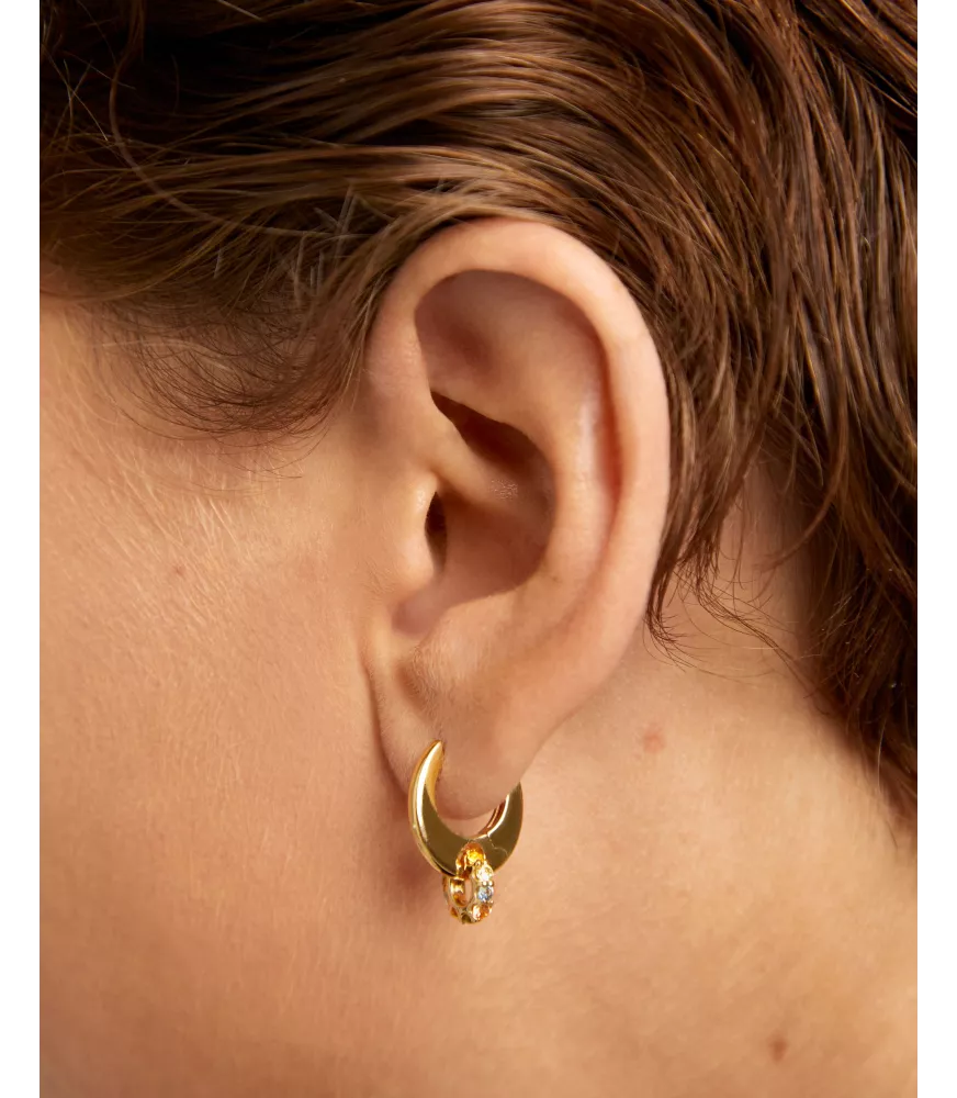 Pendiente individual Spin, P D Paola, colección básicos de joyeria.