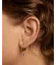Pendientes aros Lily Azul, P D Paola, colección básicos de joyeria.