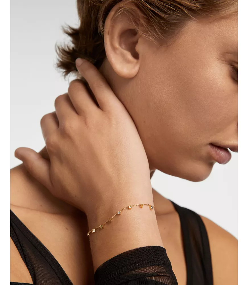 Pulsera Rainbow Salsa, P D Paola, colección Básicos de joyeria.