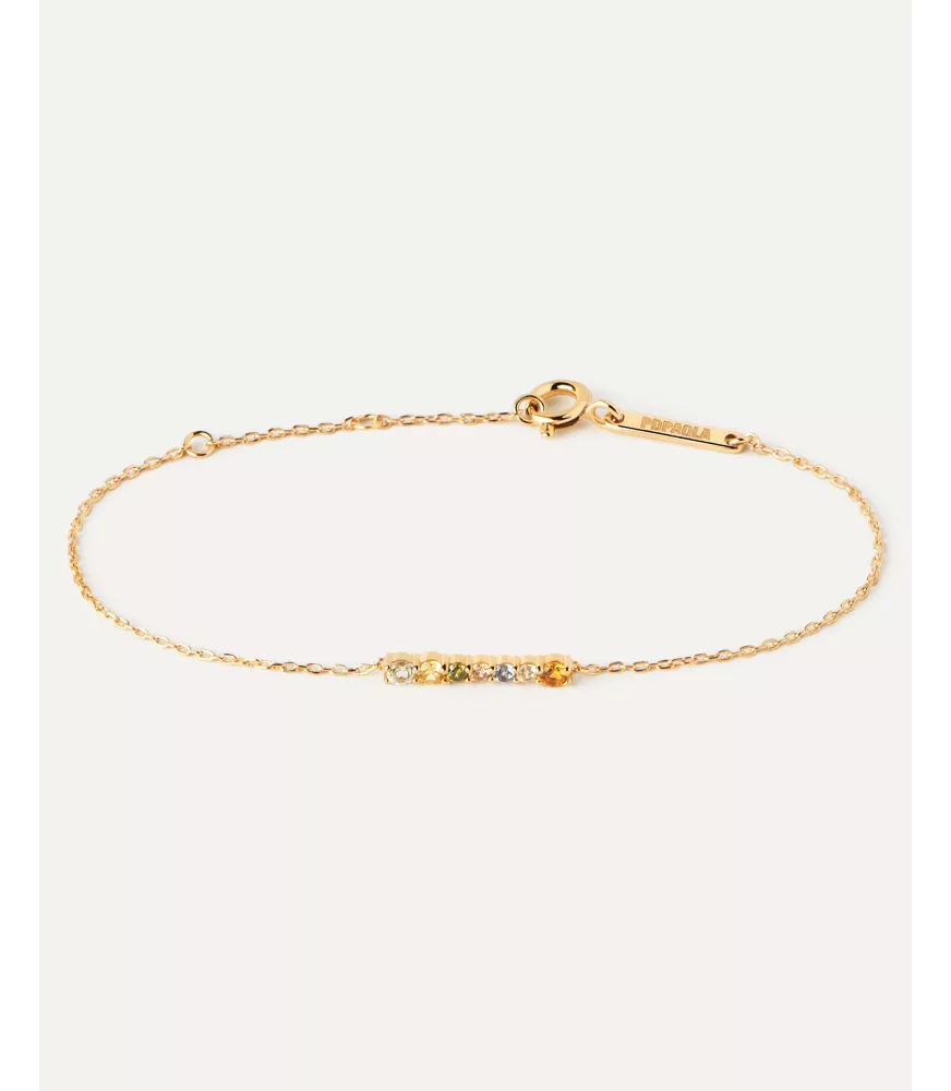 Pulsera Rainbow, P D Paola, colección Básicos de joyeria.