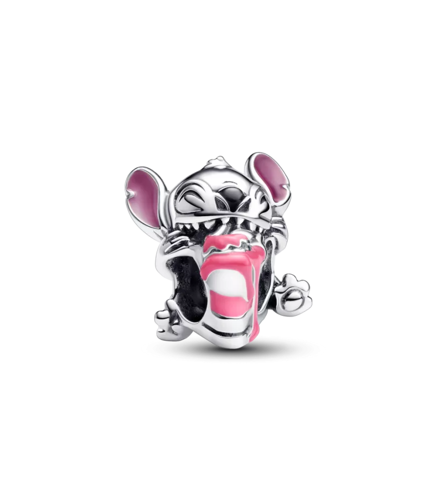 Charm en plata de ley Stitch Tarta de Cumpleaños de Disney​