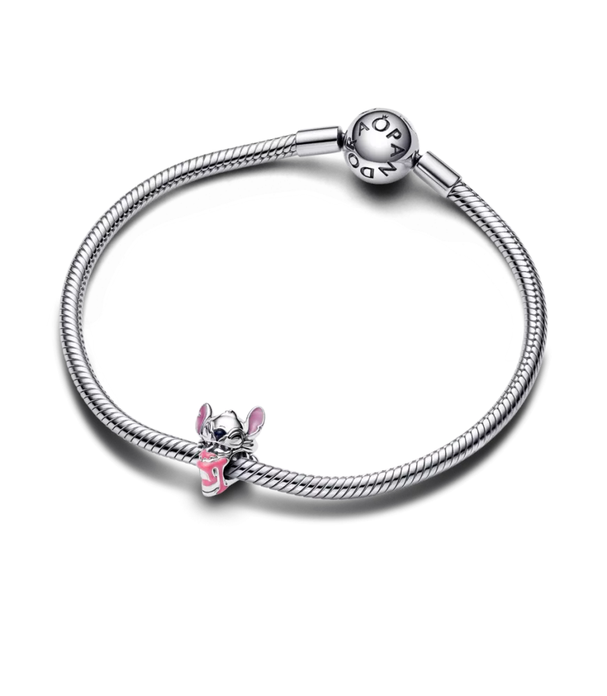 Charm en plata de ley Stitch Tarta de Cumpleaños de Disney​