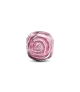 Charm en plata de ley Rosa Rosa Floreciendo  ​