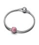 Charm en plata de ley Rosa Rosa Floreciendo  ​