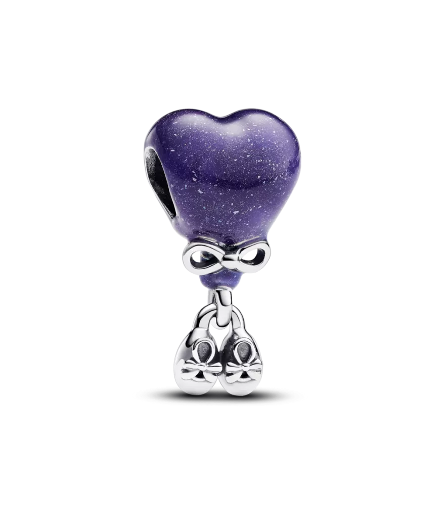 Charm en plata de ley Gender Reveal Niña que Cambia de Color 