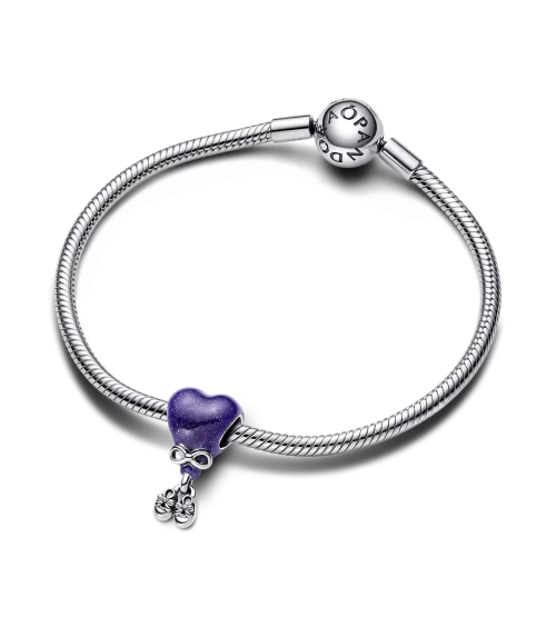 Charm en plata de ley Gender Reveal Niña que Cambia de Color 