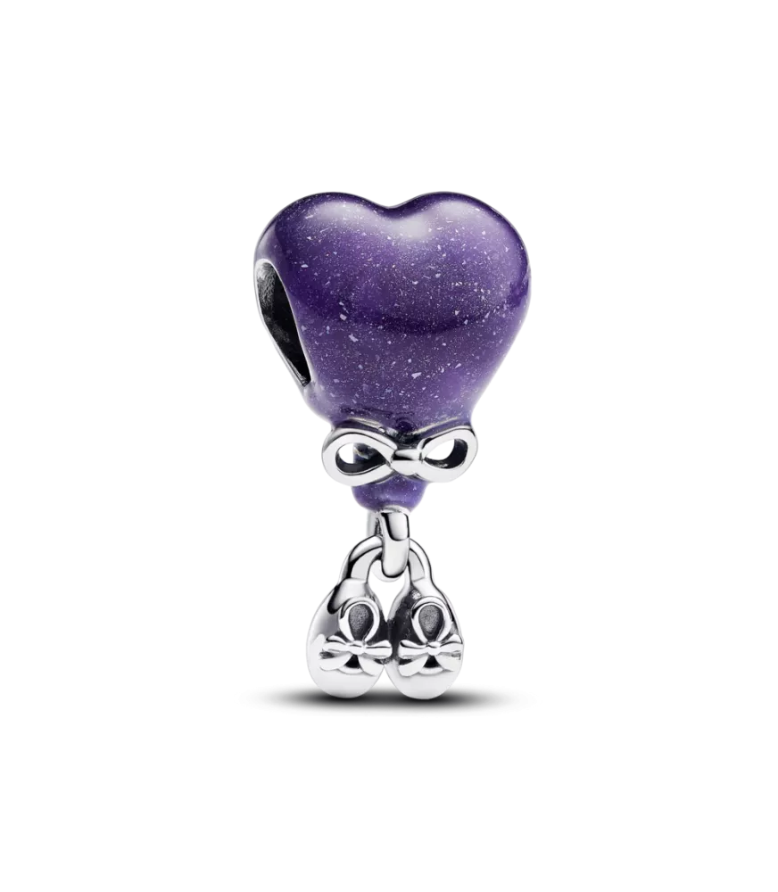 Charm en plata de ley Gender Reveal Niño que Cambia de Color 