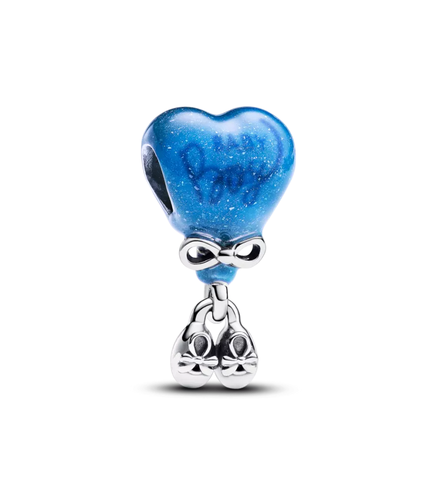 Charm en plata de ley Gender Reveal Niño que Cambia de Color 