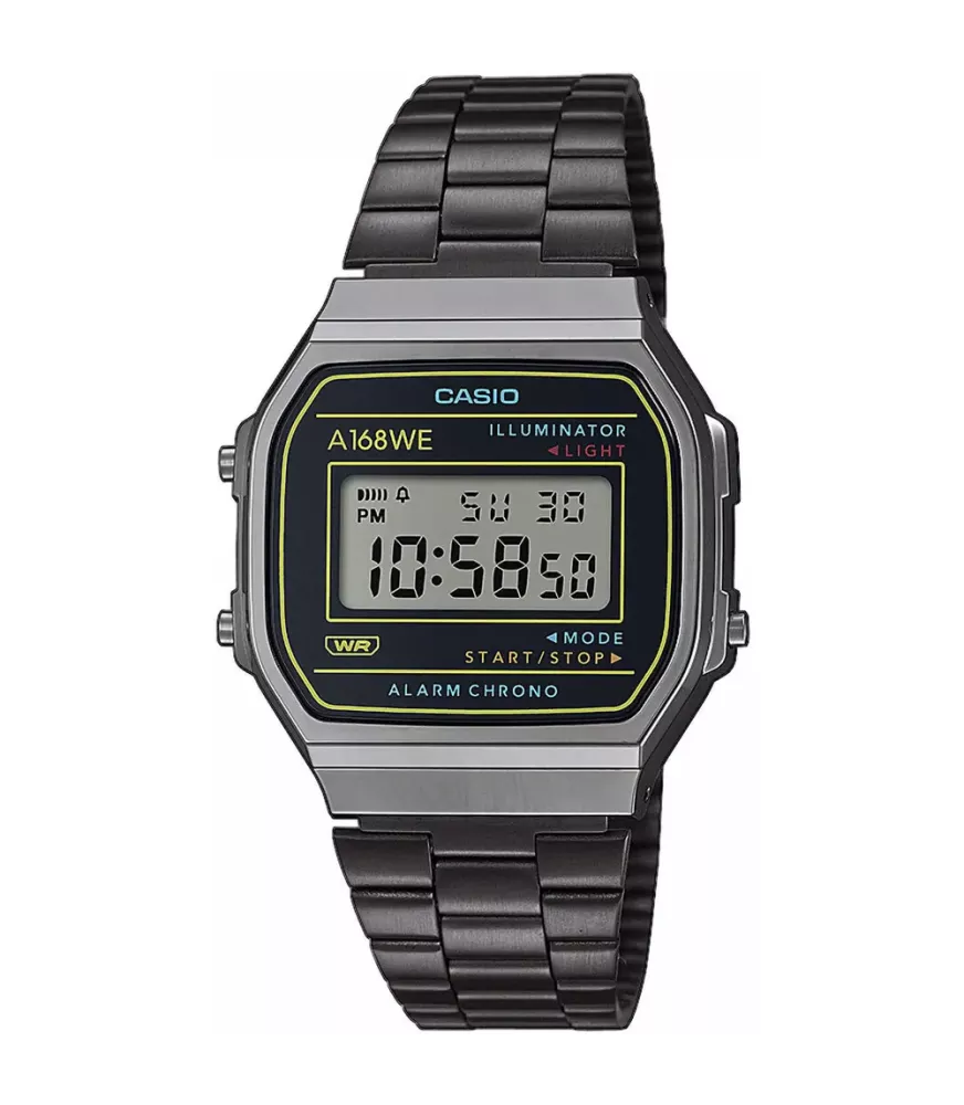 Reloj Casio vintage digital. A168WEHB-1AEF