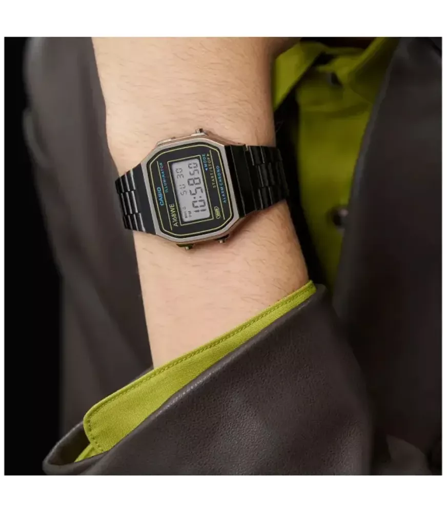 Reloj Casio vintage digital. A168WEHB-1AEF