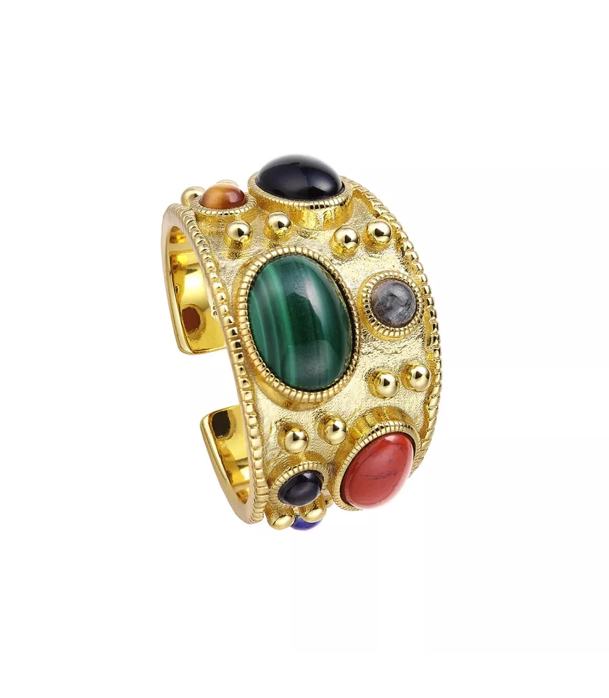 Anillo Heritage, de Duran Exquse en plata con baño de oro. 00512234