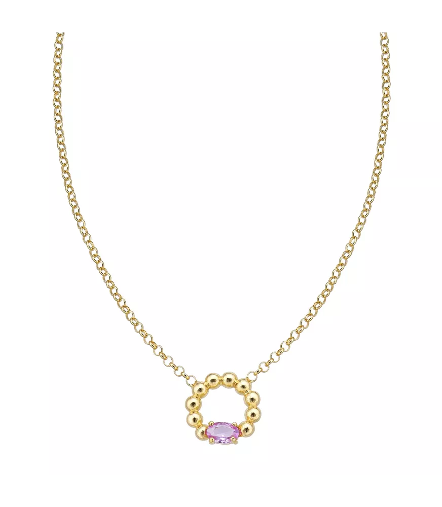 Colgante Bubbles, de Duran Exquse en plata dorada. 00512397