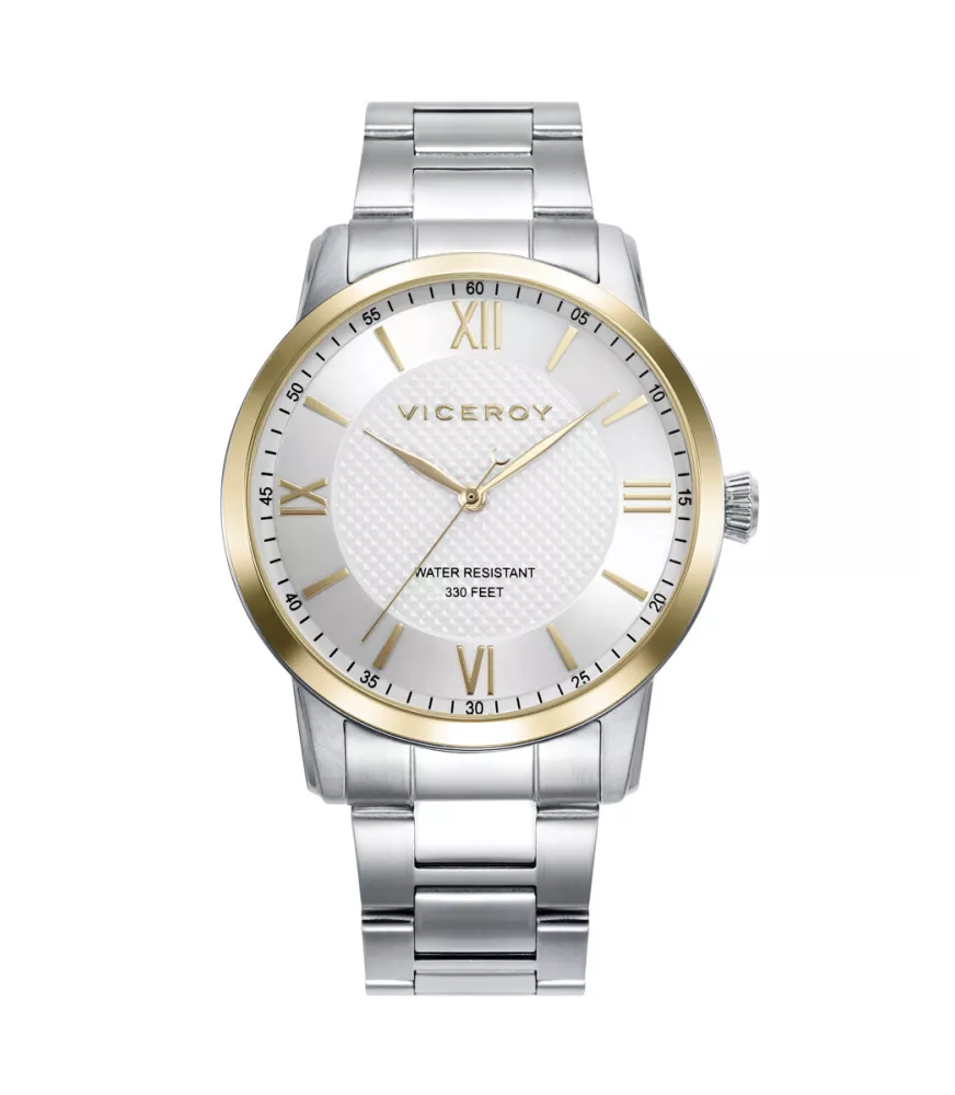 Reloj Viceroy hombre, cuarzo, analógico y 3 agujas. 