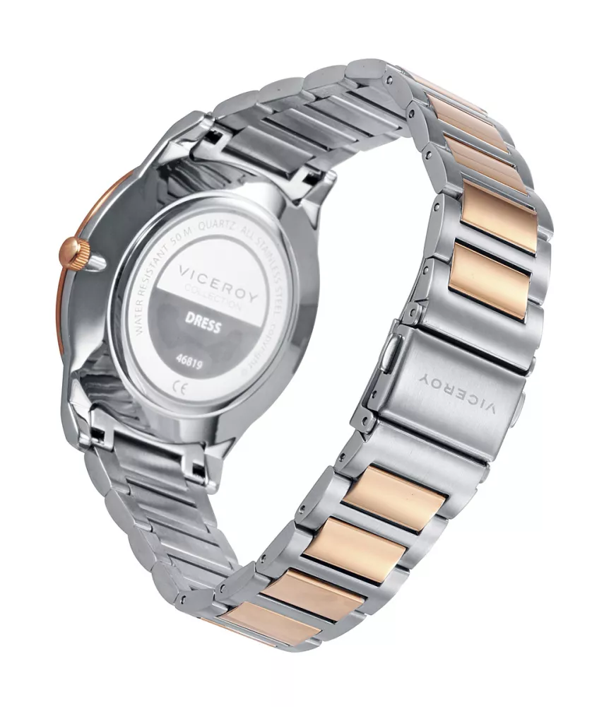 Reloj Viceroy hombre, cuarzo, analógico y 3 agujas . 