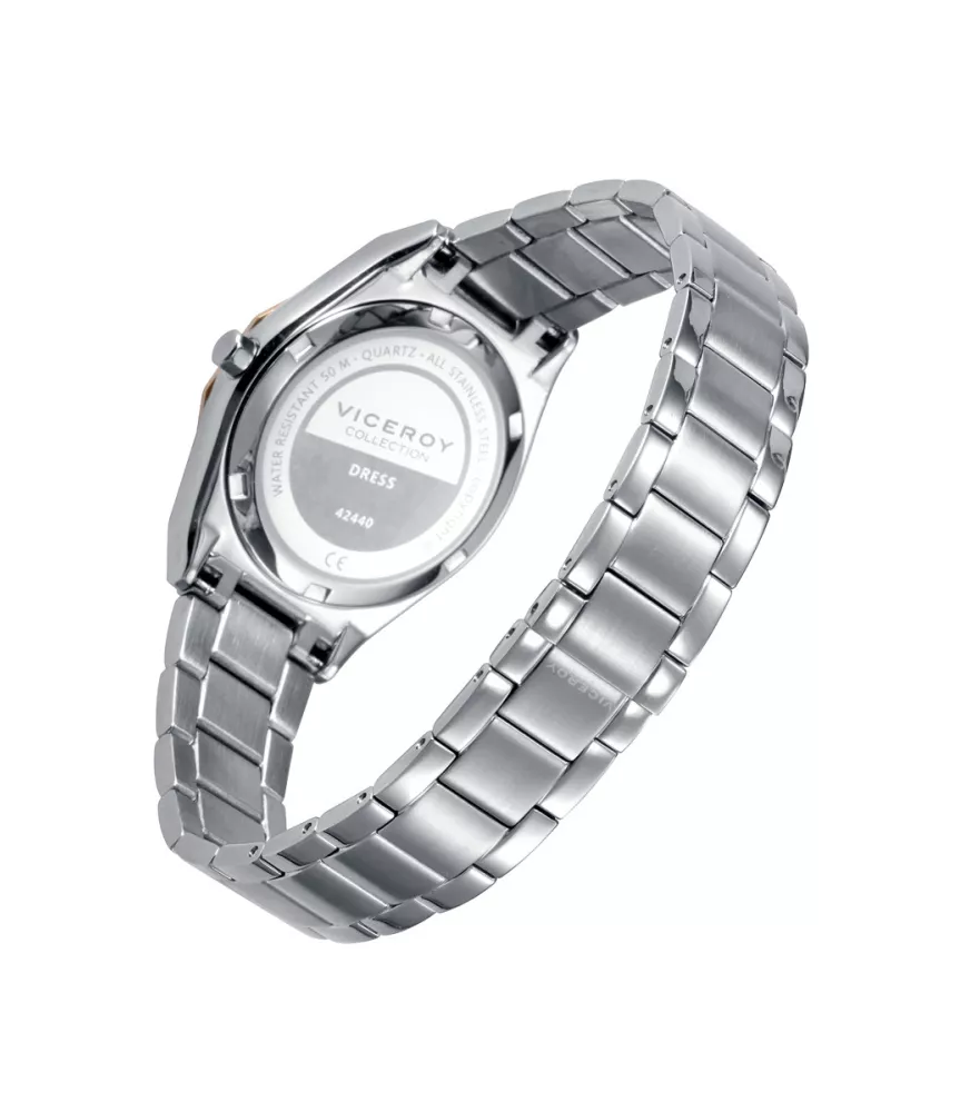 Reloj Viceroy mujer, cuarzo, analógico ,3 agujas y calendario . 