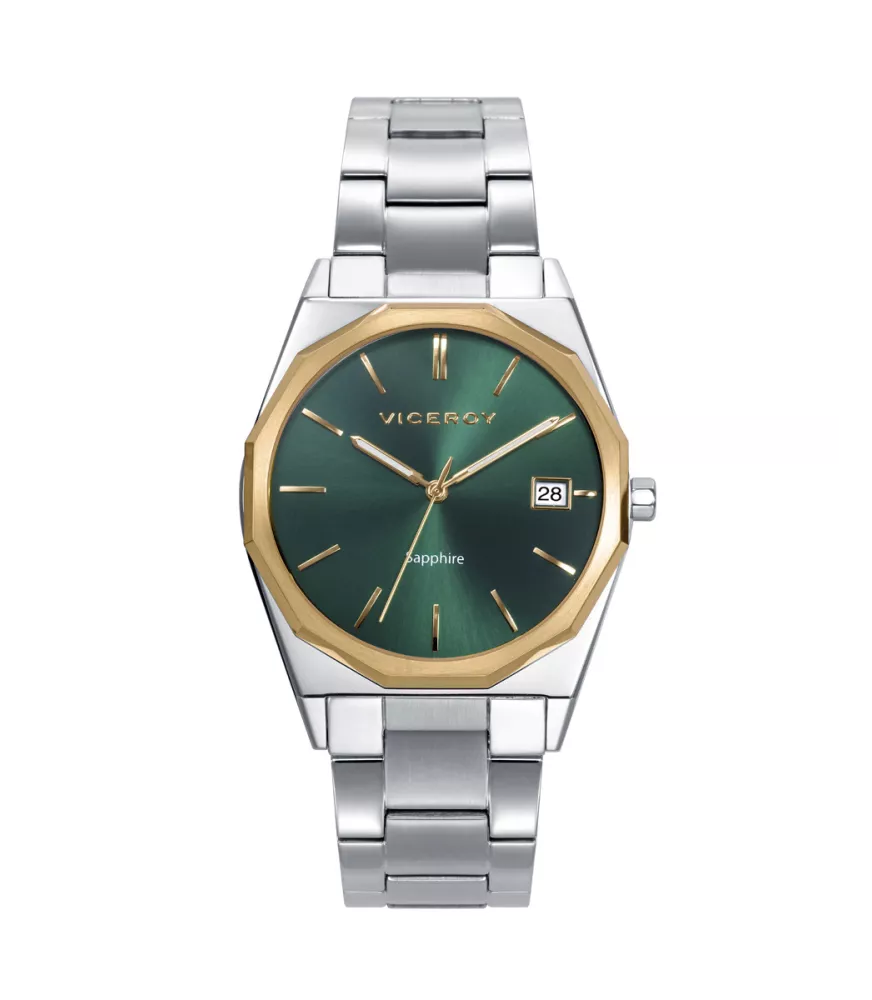 Reloj Viceroy hombre, cuarzo, analógico ,3 agujas y calendario . 