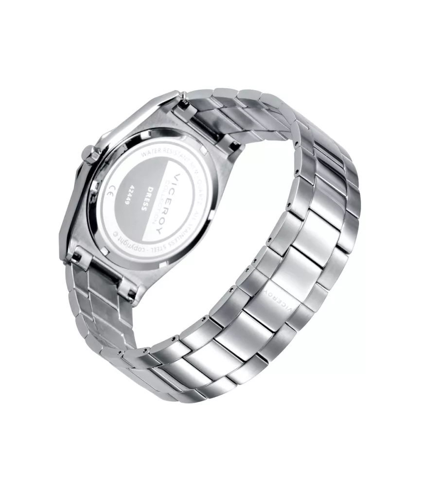 Reloj Viceroy hombre, cuarzo, analógico ,3 agujas y calendario . 