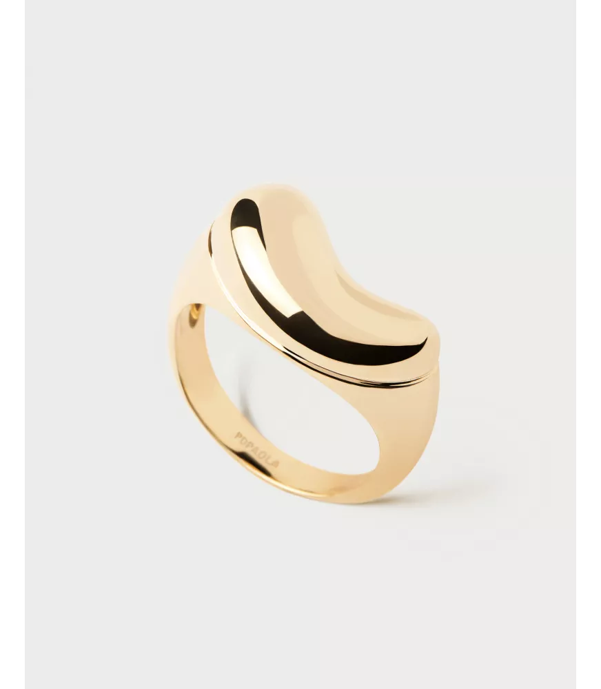 Anillo Ágata Azul Moon, P D Paola, colección Aqua.