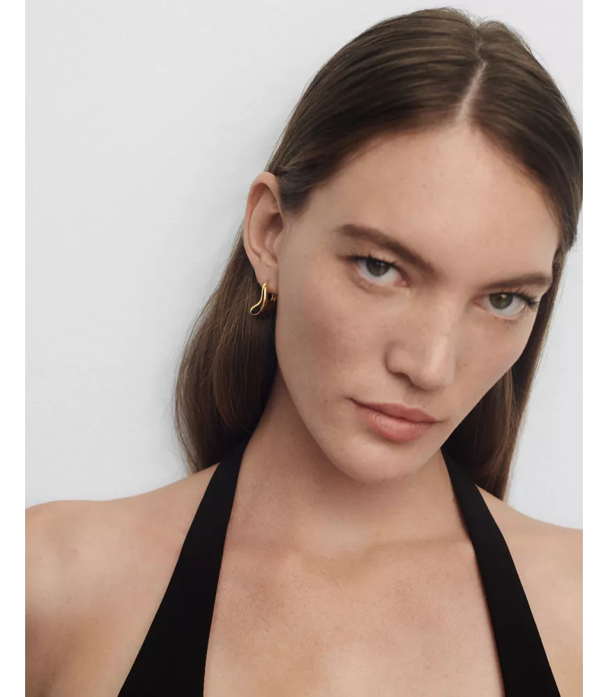 Pendientes aros medianos Ibiza, P D Paola, colección Aqua.