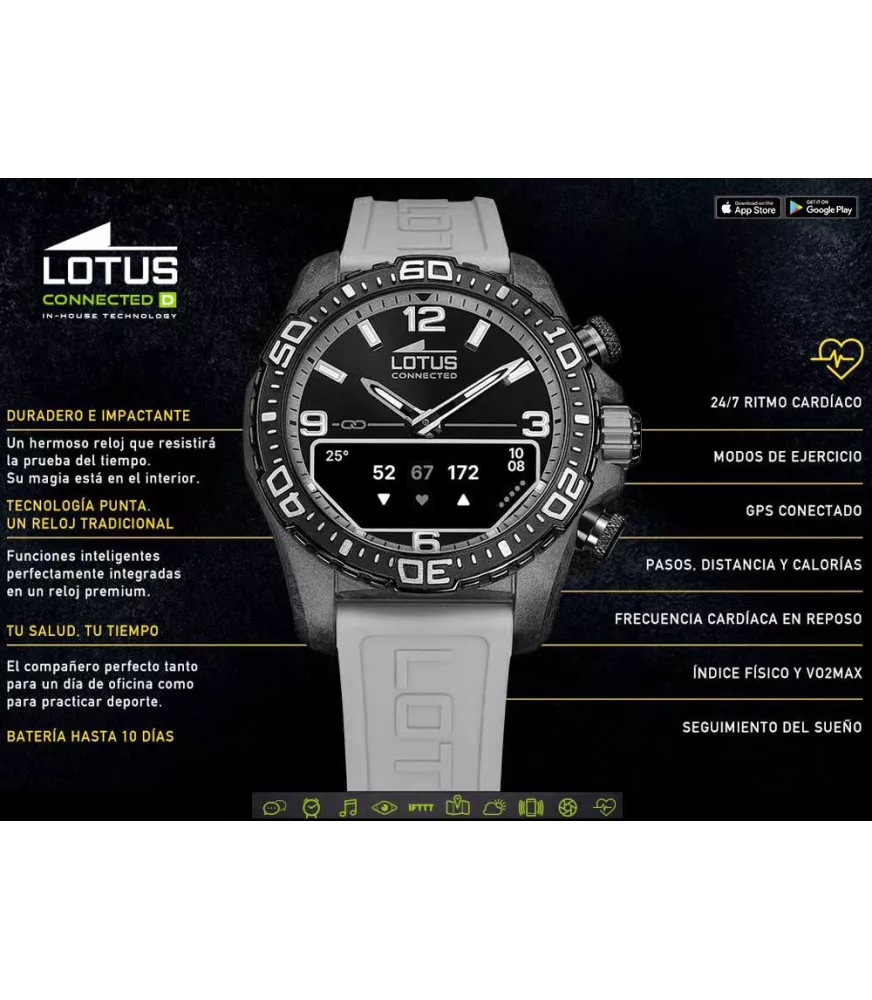 Reloj Lotus 20000/2 para hombre de la colección Lotus Connected.