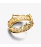Anillo con un recubrimiento en oro de 14k El Rey León de Disney