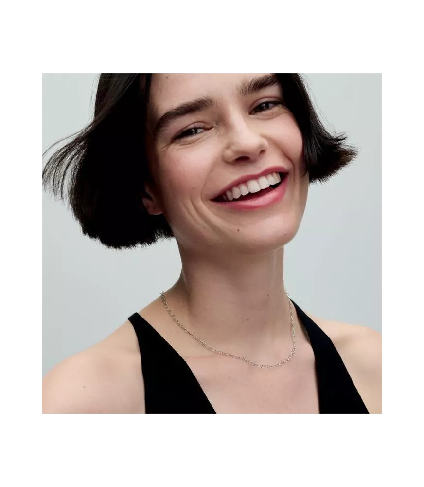 Collar en plata de ley Corazones Unidos