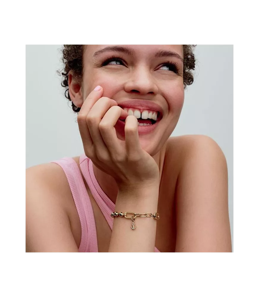 Charm Mini Colgante Pandora ME con un recubrimiento en oro de 14k Ancla 