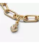 Charm Mini Colgante Pandora ME con un recubrimiento en oro de 14k Ancla 