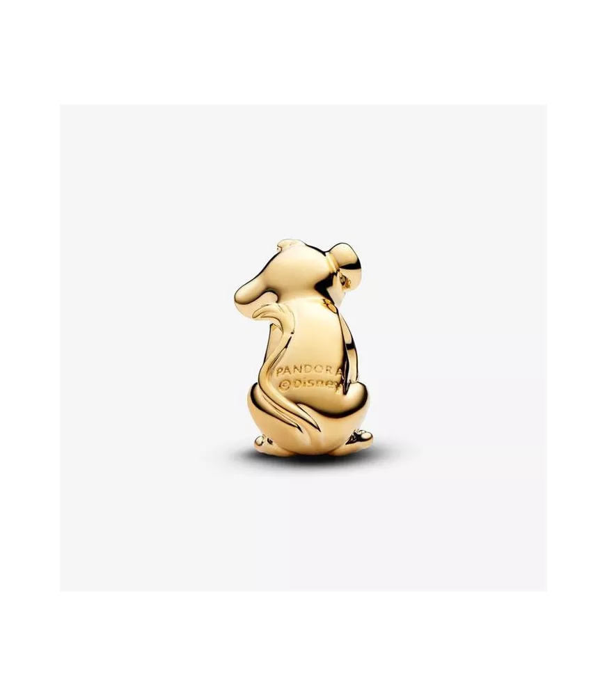 Charm con un recubrimiento en oro de 14k Simba El Rey León de Disney 