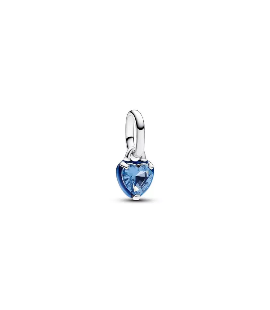 Charm Mini Colgante Pandora ME en plata de ley Chakra Corazón Azul