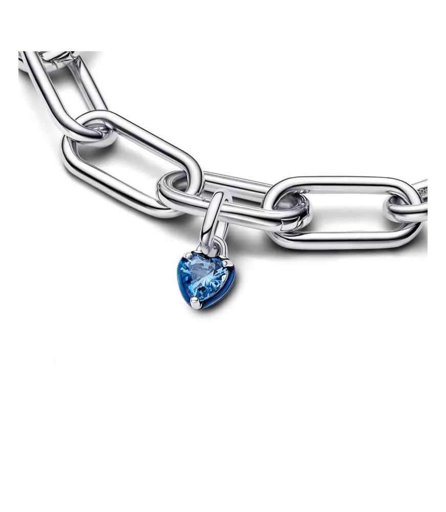 Charm Mini Colgante Pandora ME en plata de ley Chakra Corazón Azul