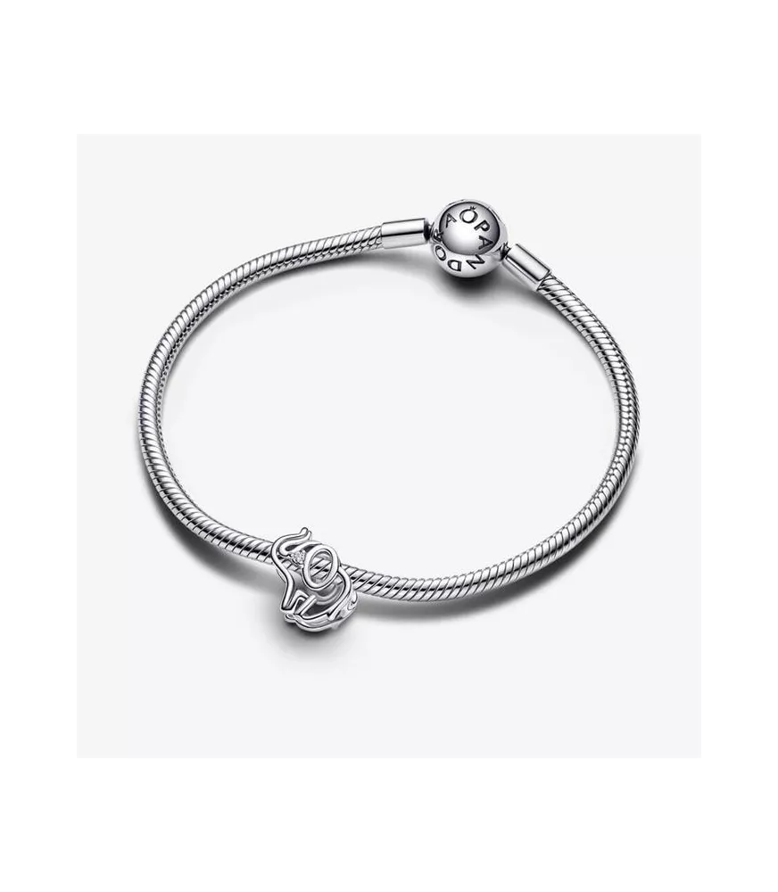 Charm en plata de ley Elefante en Filigrana