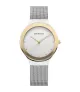 RELOJ MUJER  BERING PLATEADO Y DORADO CLÁSICO 12934-010