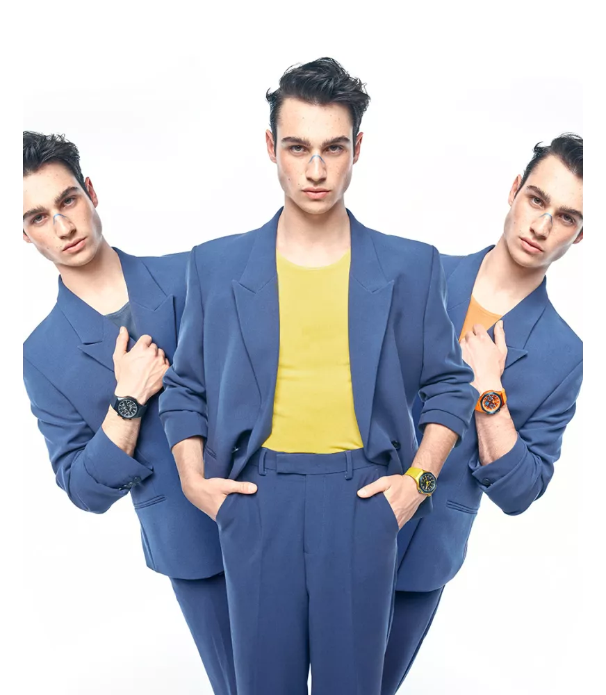 Reloj Viceroy hombre, cuarzo, analógico, 3 agujas y cronógrafo.