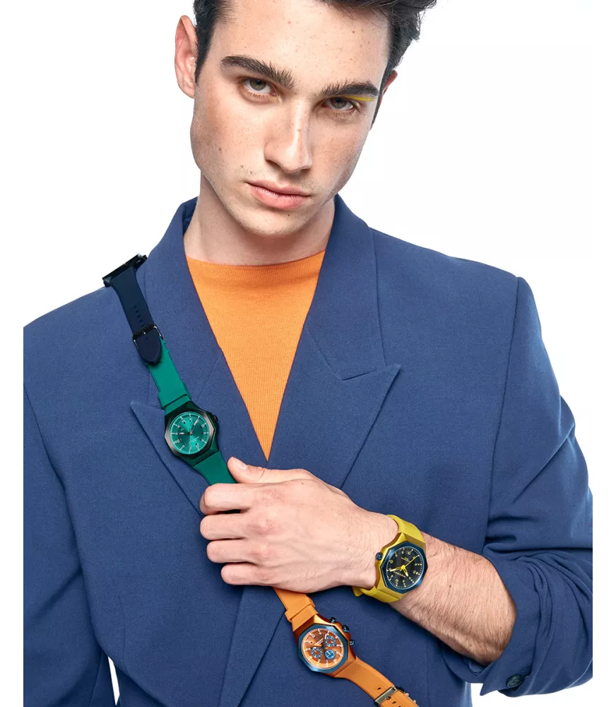 Reloj Viceroy hombre, cuarzo, analógico, 3 agujas y cronógrafo.