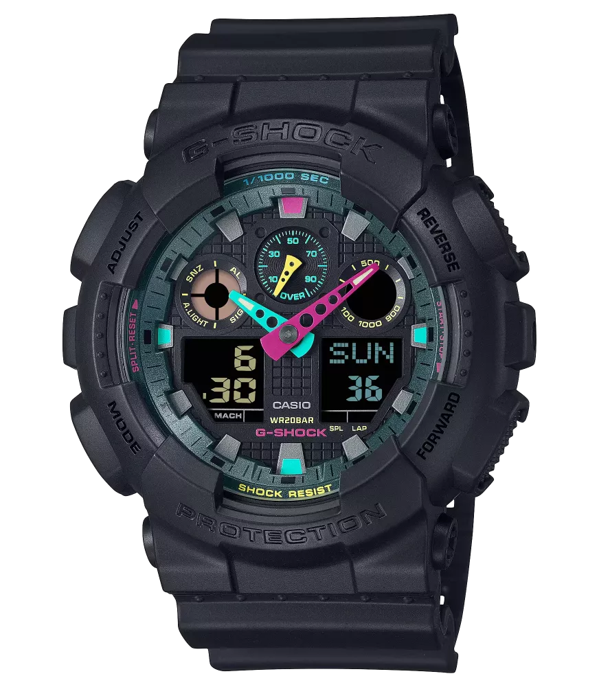 Reloj Casio G-Shock Multi Fluorescent Accents GA-100MF-1AER