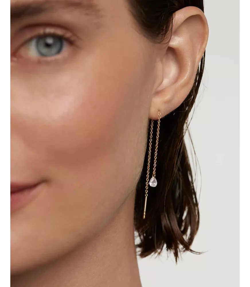 Pendientes Waterfall, P D Paola, colección Básicos de joyería.