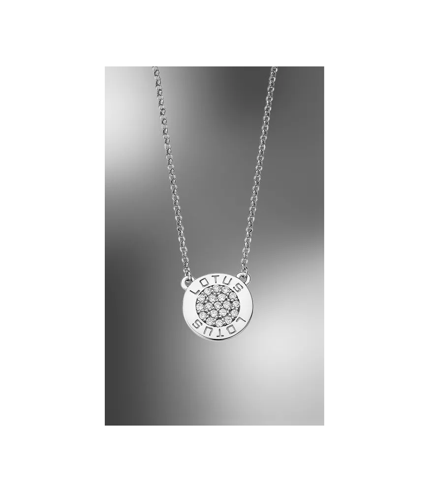 Collar Lotus Silver Trendy para mujer. LS1252-1/1