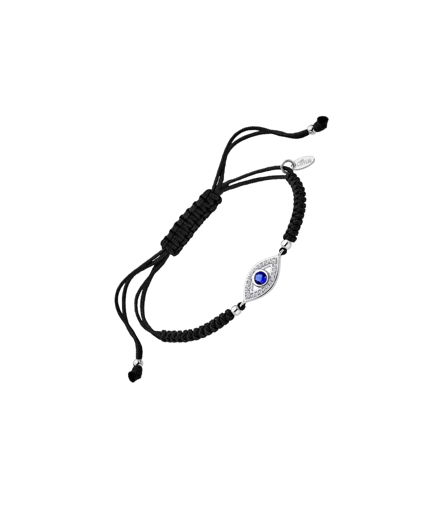 Pulsera Lotus Silver LP1971 -2/3, Ojo con circonitas pequeñas.